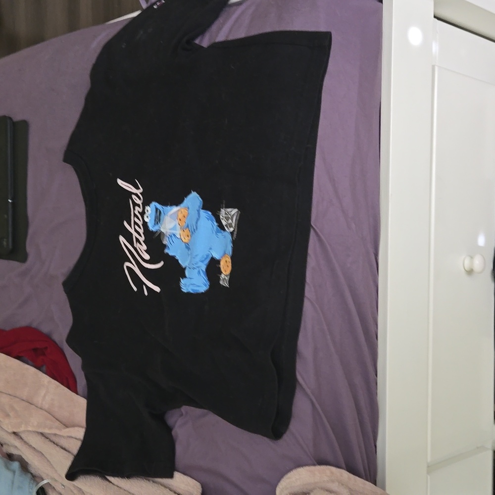 Champion cookie monster crop top